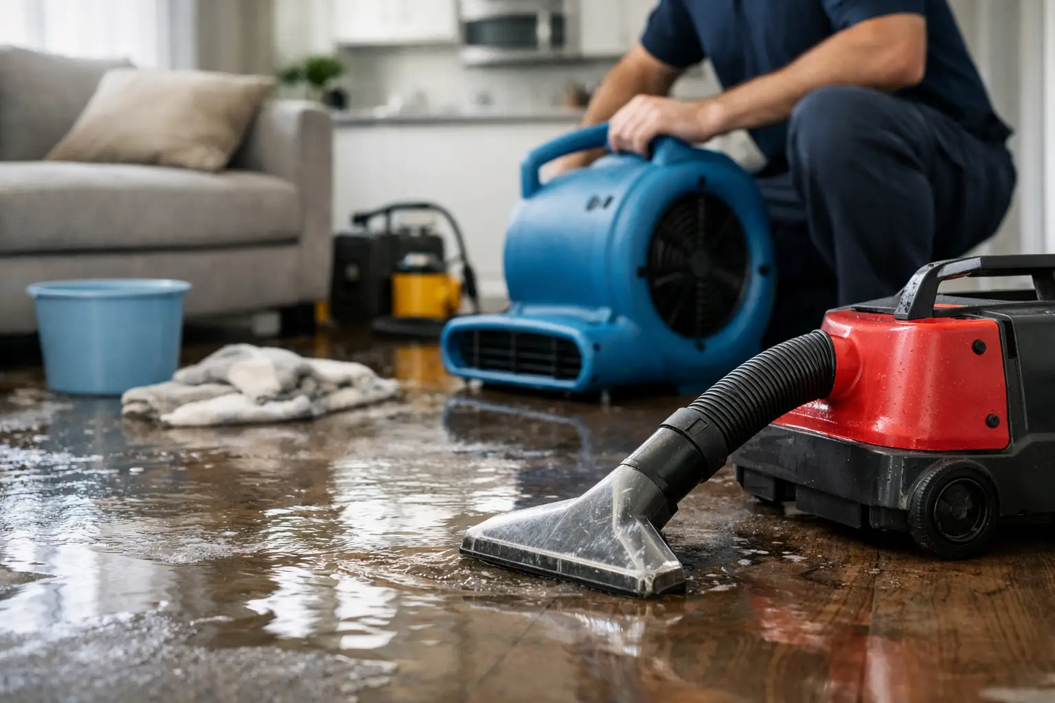 In-Home Water Extraction: What to Do Fast