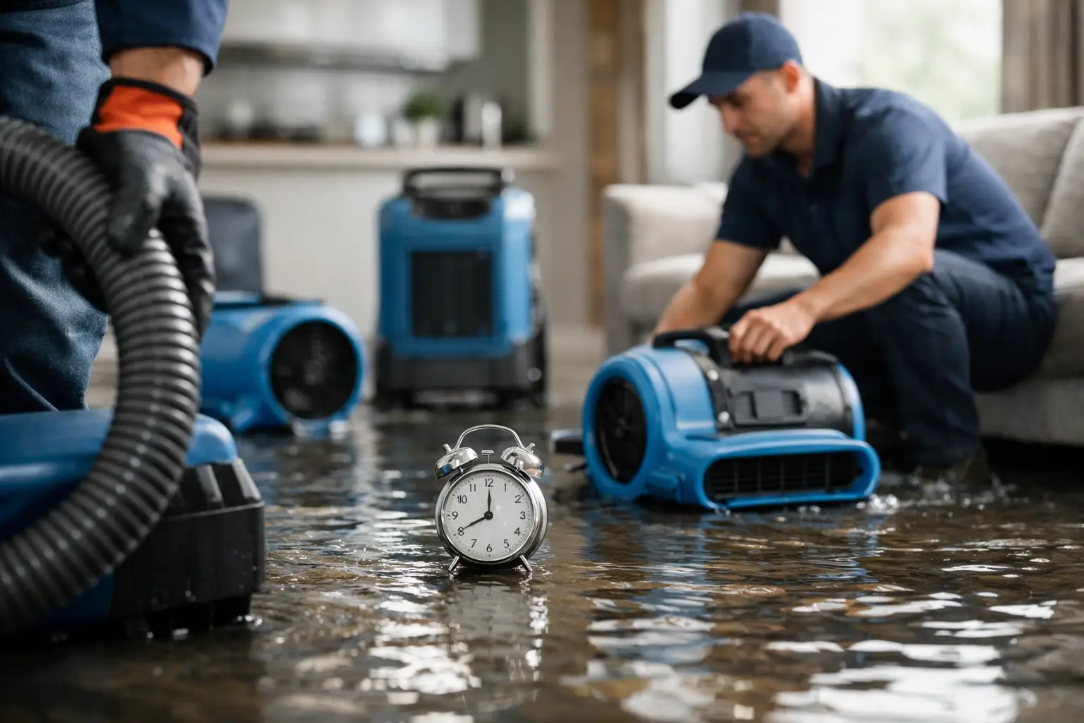 24 Hour Water Restoration When Minutes Matter