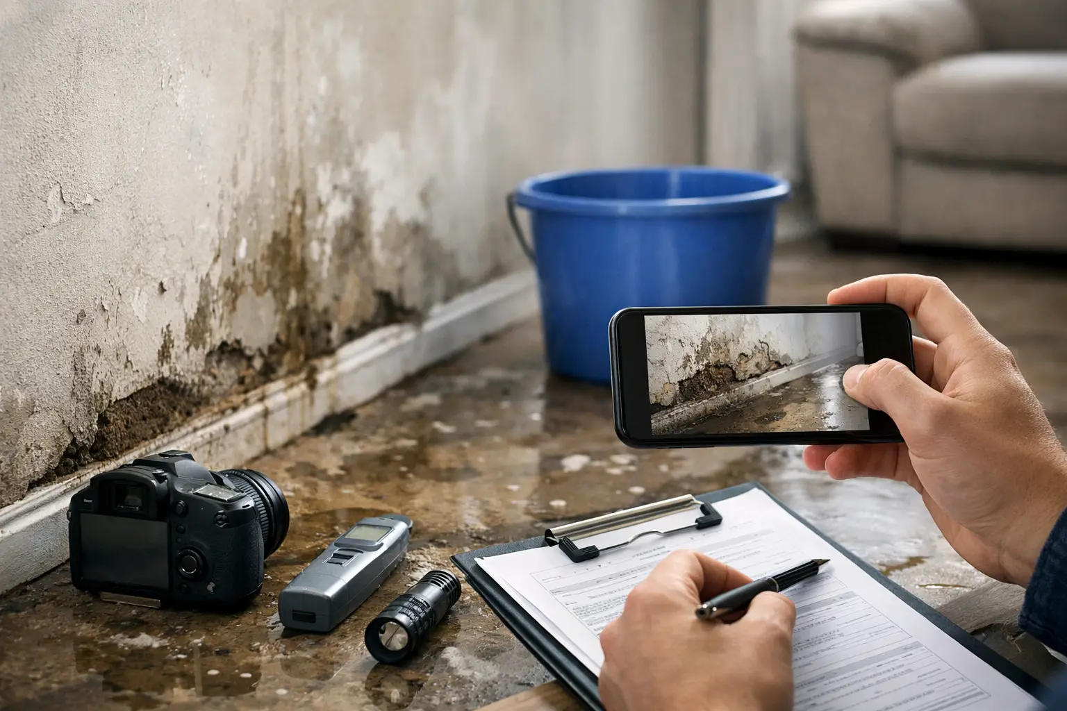 How to Document Water Damage for Claims